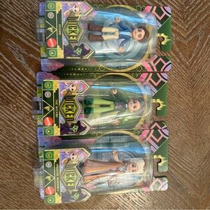 Mattel Wicked Dolls The Wizard Madame Morrible & Fiyero Figures 2.5 inch